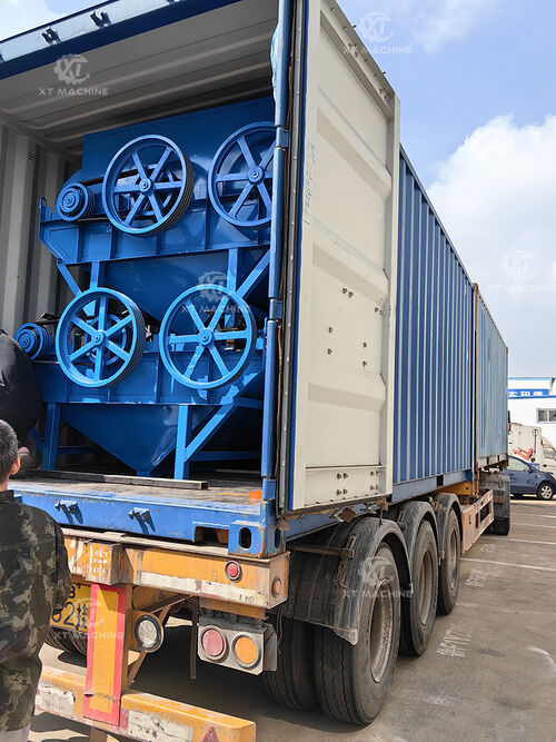 Peanut shelling machine successfully shipped to India