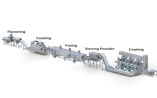 Automatic Peanut Coating & Frying Production Line | Finished Coated Fried Peanut