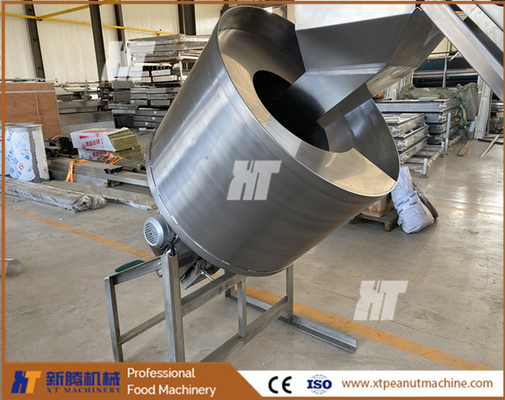 Good price 304 Food Grade Groundnut Fryer Machine 150KG Batch Roaster Machine online