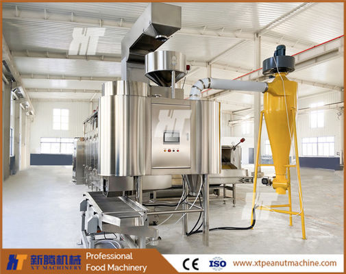 Good price Customized 500 Kg Roasted Peanut Blanching Machine With 10-15 Minutes Cooling Time online