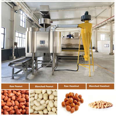 Good price Innovative Industrial Cooling Peanut Blanching Machine With 85% Whole Kernel Rate online