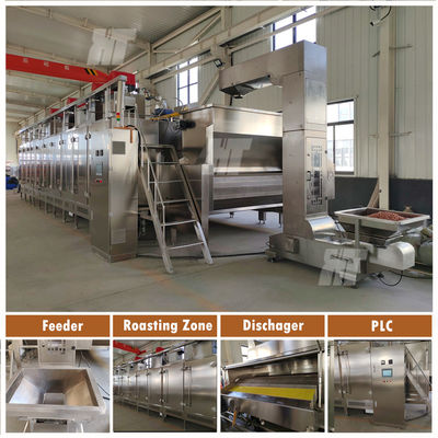 Good price Automated Nut Roasting Machine Continuous Nuts Roaster Oven Roasting System online