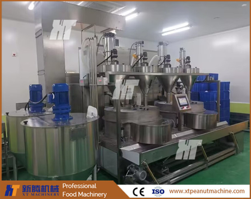 Good price PLC Controller Automatic Peanut Coating Machine Peanut Coater Peanut Burger Machine online