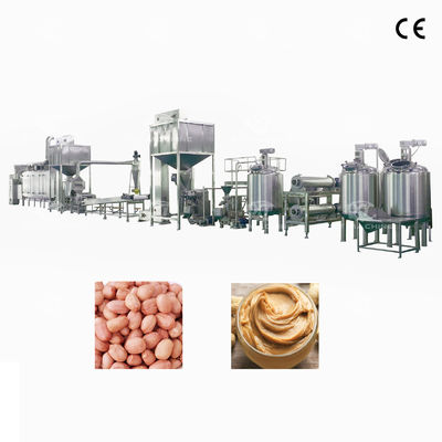 Good price Fully Automated Peanut Butter Production Line with 200-300 Meshes Fineness and Dual-Stage Grinding for Industrial Food Processing online