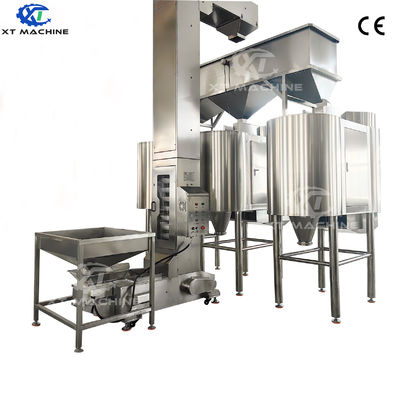 Good price Full Auto PLC Peanut Blanching Machine with 98% Efficiency and 1000kg/h Capacity for Industrial Peanut Processing online