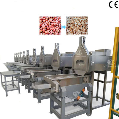 Good price Stainless Steel PLC Control Split Peanut Blancher with 800-1000kg/h Capacity for Peanut Processing online