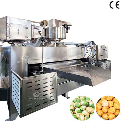 Good price Swing Coated Peanuts Nut Oven 304 Stainless Steel Flat Tray Design for Flavored Powdered Peanuts online