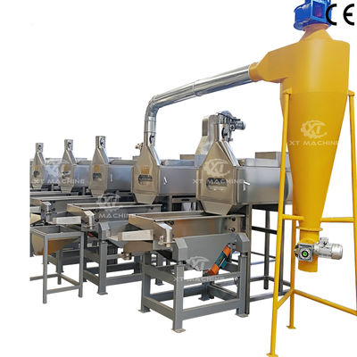 Good price 500-1000kg/h Peanut Cutting and Blanching Machine Split Nut Blanching Machine With CE Certification online