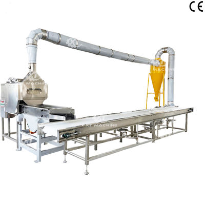 Good price SUS304 Mobile Industrial Conveyor Belt for Peanut Processing online