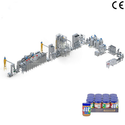 Good price Fully Automatic High Speed Peanut Jam Production Line Pistachio Butter Processing Equipment With CE Certification online