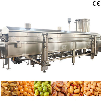 Good price Stainless Steel Continuous Corn Flakes Nuts Peanut Frying Machine With CE Certification online