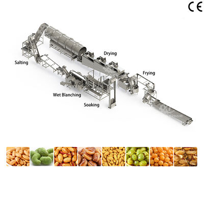 Good price Industrial Nut Frying Production Line Fried Nut Snack Making Machine Suitable for Food Processing Plants online