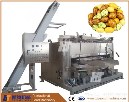Good price 304 Stainless Steel Gas/Oil Fired Swing Roaster Machine with 50kg/h Capacity for Nuts Roasting online
