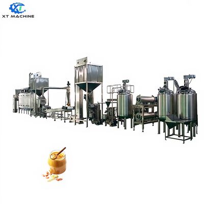 Good price Fully Enclosed Multi-Formula Peanut Butter Production Line with SUS 304 Stainless Steel Construction online