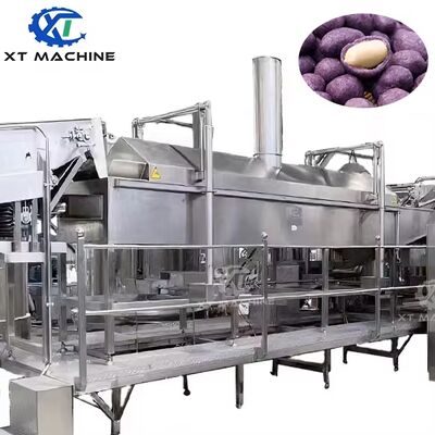 Good price Food Grade SUS304 Belt Type Continuous Frying Machine with PLC Control and 500-800kg/h Capacity online