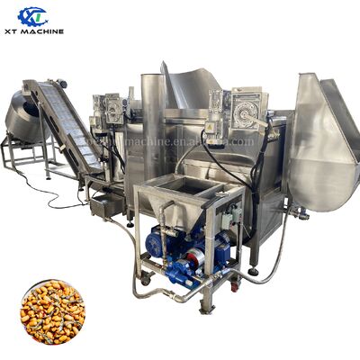 Good price SUS304 Stainless Steel Peanut Frying Machine with Intelligent Temperature Control and 350L Oil Capacity online