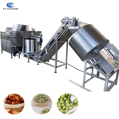 Good price SUS304 Gas Peanut Frying Machine with 350L Oil Capacity and Intelligent Temperature Control online