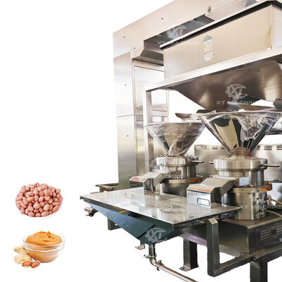 Good price 500-1000kg/h SUS304 Automatic Peanut Butter Grinding Machine Nut Colloid Mill Grinder for Nut Processing online