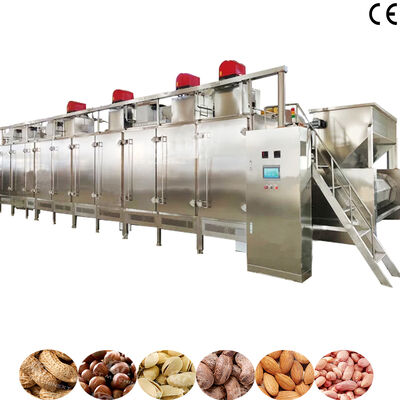 Good price 1000kg/h S304 Food Grade Industrial Baking Oven with Gas and Electric Heating for Continuous Nut Roasting online
