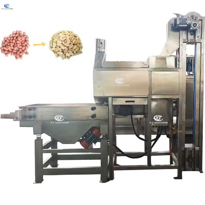 Good price Split Peanut Blanching Machine with 800-1000kg/h Capacity, 98-99% Peeling Rate, and SUS304 Material for Efficient Peanut Processing online