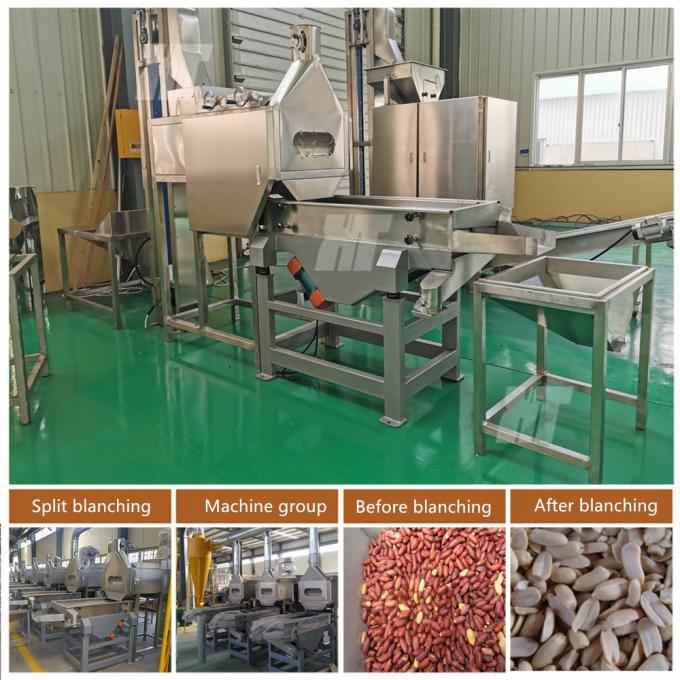 Automatic Peanut Blanching Machine Pistachios Half Kernel Peanut Blancher 0
