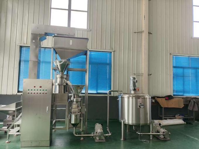 Peanut Paste Production Line 500kg/h-1000kg/h Nut Butter Processing ...