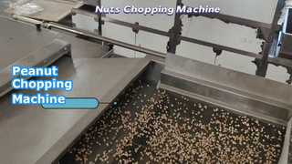 Cashew nuts chopping machine