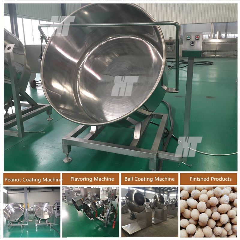ISO Small Peanut Coating Machine 200kg/H Coated Peanuts Machine Nuts