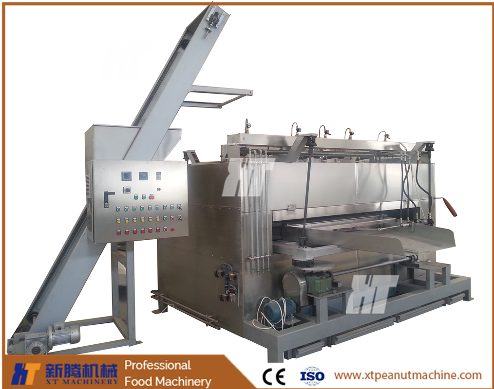 Japanese Bean Commercial Nut Roaster Machine 100kg/H Flat Industrial