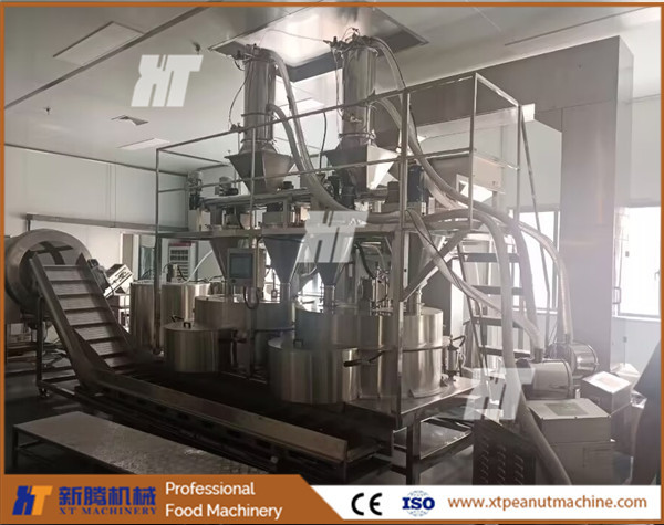300 Kg/h Liquid Coater Peanut Coating Machine For Nuts Bean Coating