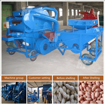 Good price 11.5kw Industrial Peanut Shelling Machine 1000Kg/H Peanut Shell Removing Machine online