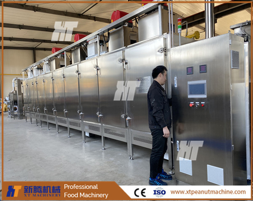 Good price SUS304 Commercial Peanut Roaster 400kg/H Cashew Nut Roasting Machine Groundnut Roaster online