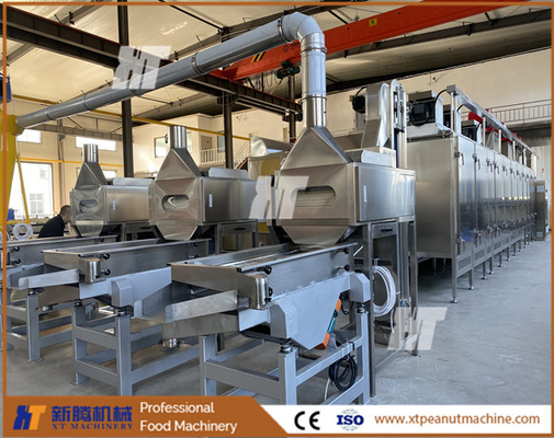 Good price Half Separating Roasted Groundnut Peeling Machine 800kg/h Peanut Removing Machine online