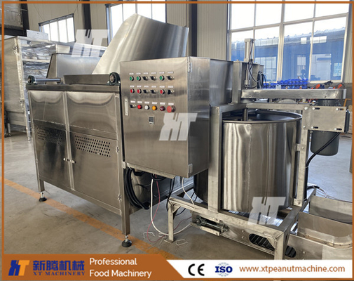 Good price Automatic Peanut Deep Frying Machine Cashew Nuts Deep Fryer Peas Frying Machine for Sale online