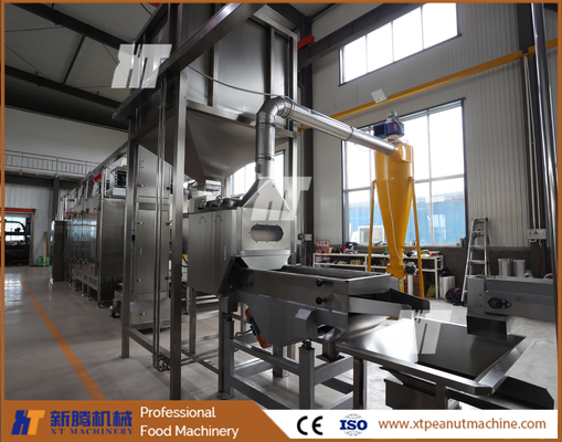 Good price Splitting Peanut Processing Machines 3.37kw Auto Peanut Skin Removing Machine online