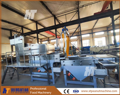 Good price Industrial Peanut Cutting Machine SUS304 Peanut Crusher Machine With Three Screens online