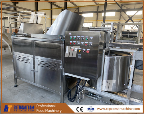 Good price Batch Type Peanut Frying Machine Batch Fryer De Oiling Flavoring Machine online