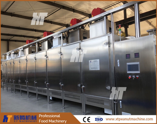 220V/380V PLC Control Nuts Roaster Machine