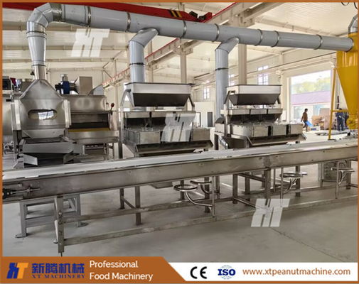 Good price 600kg/h Peanut Blanching Machine Hazelnut Roasted Peanut Peeling Machine online