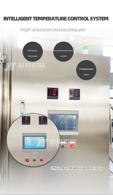 PLC Control Continuous Nuts Baking Oven Peanut Roasting Machine Nuts Oven
