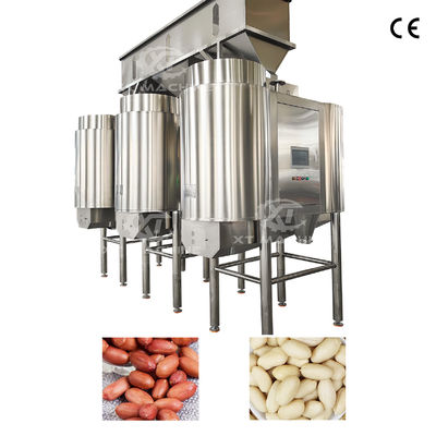 500-1200kg/h Capacity 304 Stainless Steel Peanut Blanching Machine with 98% Blanching Rate