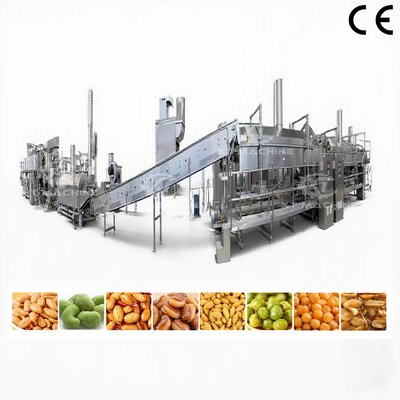 Fully Automatic Continuous Frying Machine For Peanut/Cashew/Broad Bean Frying Production Line