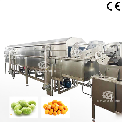 Good price Professional Industrial Automatic Nut Frying Machine For Cassava And Corn Flakes Processing online