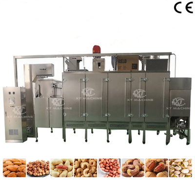 Good price Large Capacity Continuous Nuts Roaster With Adjustable Conveying Speed Supporting Electric And Gas Heating online