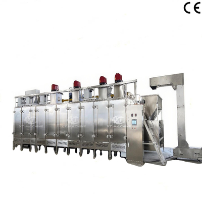 Good price All Round Heat Insulated Energy Saving Continuous Nuts Roaster With Powerful Cooling Function online