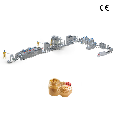 Good price De-gassing Function Crispy Peanut Butter Production Line With Mixing Tank And Making Machine online