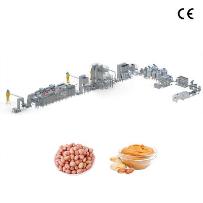Full Automatic Peanut/Cashew nut/Almond Butter Production Line with Dual-Stage Grinding and PLC Control