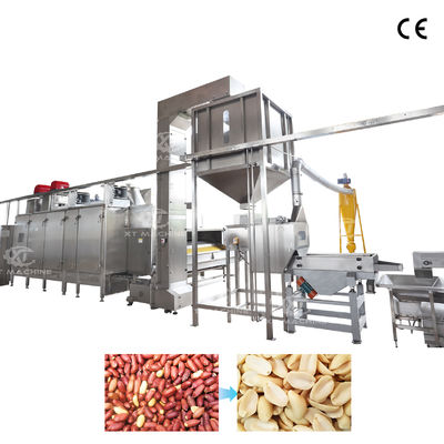 Factory Direct Sales High Quality Split Peanut Blanching Machine Air Peeling Machine 