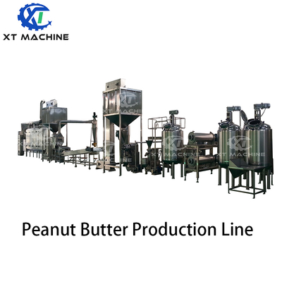 Multifunctional Peanut Butter Processing Production Line For Factories Peanut Butter Processing Plants