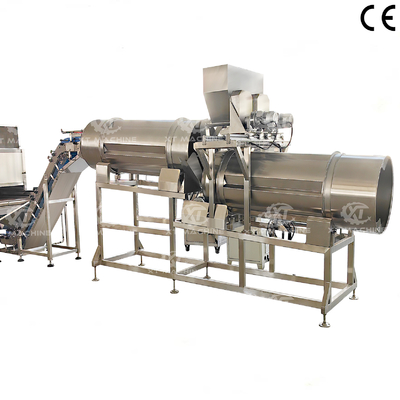 Good price Double Drum Flavoring Machine 500kg/h S304 Stainless Steel online